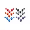 Set colori pulsanti in alluminio Asetek per controller Asetek – set da 6 colori