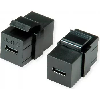 VALUE modulo keystone USB Type-C, nero (25.99.8210)
