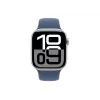 Apple Watch S10 Alluminio Cellular 42mm Argento (Cinturino Sport Denim) S/M