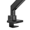 Maclean MC-968 supporto doppio braccio per monitor con molla a gas 17-57 27 kg portata elevata stabile completamente orientabile supporto max VESA 200x200