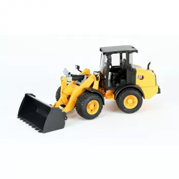 Pala gommata articolata compatta BRUDER BR-02485 modello in scala 1:16, veicolo giocattolo in pressofusione