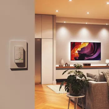 Interruttore radio intelligente Nanoleaf N4400C02-1BUT — a batteria, controllo personalizzabile per luci e dispositivi intelligenti