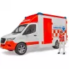 Bruder 1/16 Mercedes-Benz Sprinter ambulanza con conducente