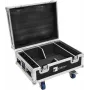 Flightcase Roadinger 31005127 per 4× AKKU IP UP-4 QuickDMX con funzione di ricarica