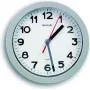 MAUL orologio da parete MAULstep bianco argento plastica, Ø 20,0 cm (9052995)