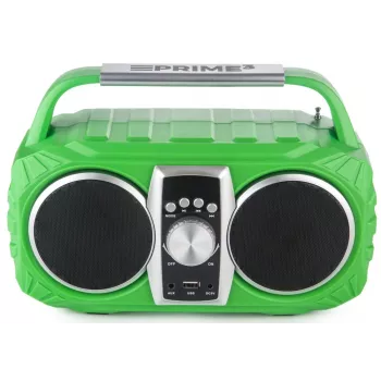 Radiosveglia PRIME3 Prime3 APR71GR Neon — sveglia con radio FM e display LED