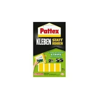 Pattex fissaggio senza trapano, strisce adesive, riposizionabili, 10 pz.