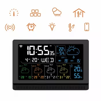 Smart speaker MANTA MTO200B Windy nero — connettività Bluetooth e Wi‑Fi, supporto assistenti vocali