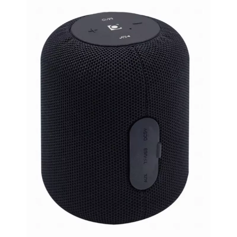 Altoparlante portatile mono Gembird SPK-BT-15-BK — 5 W RMS, Bluetooth, MicroSD, 1200 mAh, Nero