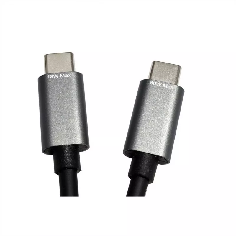 ROLINE - Cavo USB - USB-C 24 pin (M) a USB-C 24 pin (M) - USB 2.0 - 1,85 m - alimentazione USB (100 W) - nero (11.02.8308)