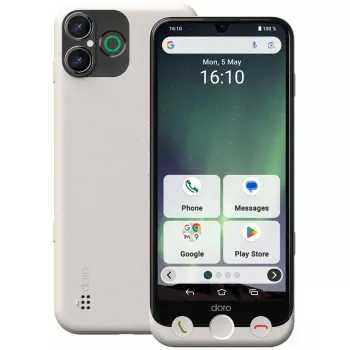 Smartphone Doro Aurora A30 6.1 pollici 6GB 128GB bianco