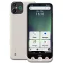 Doro Aurora A30 smartphone per senior con base di ricarica wireless, 6,1 pollici, 128GB, Graphite