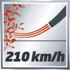 Einhell GE-CL 18 Li E - Solo soffiatore per foglie a batteria 210 km/h nero, rosso