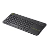 Logitech Wireless Touch Keyboard K400 Plus Mini QWERTZ nero