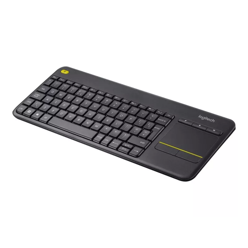 Logitech Wireless Touch Keyboard K400 Plus Mini QWERTZ nero
