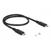 Delock - box per memoria - M.2 - scheda M.2 NVMe - USB 3.1 (Gen 2) - nero (42614)