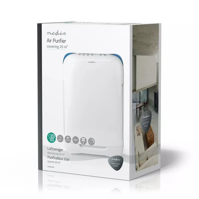 Purificatore d'aria Nedis AIPU200CWT 25 m² 54 dB 50 W bianco