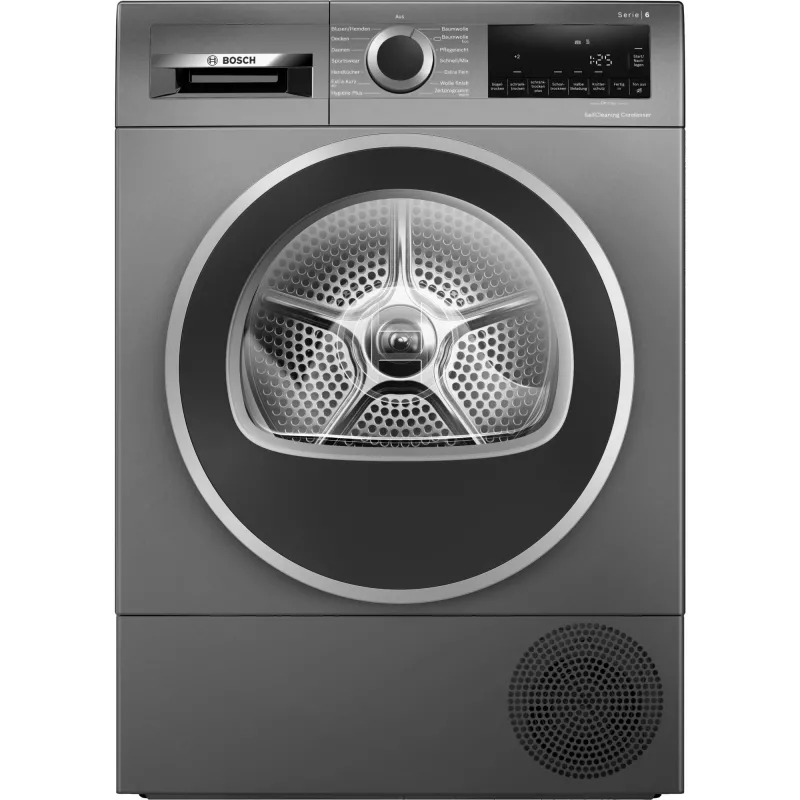 Bosch Serie 6 WQG2450R10 asciugatrice a libera installazione a carica frontale 9 kg nero