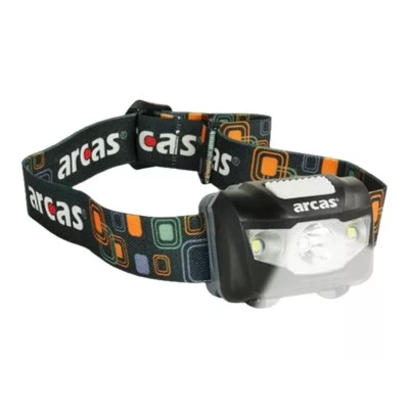 Arcas | Torcia frontale | ARC5 | 1 LED+2 LED flood | 5 W | 160 lm | 4+3 funzioni di luce