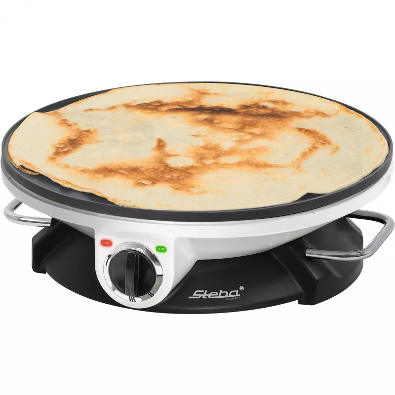 Steba CR 32 - piastra per crêpe - 1,2 kW - nero/bianco