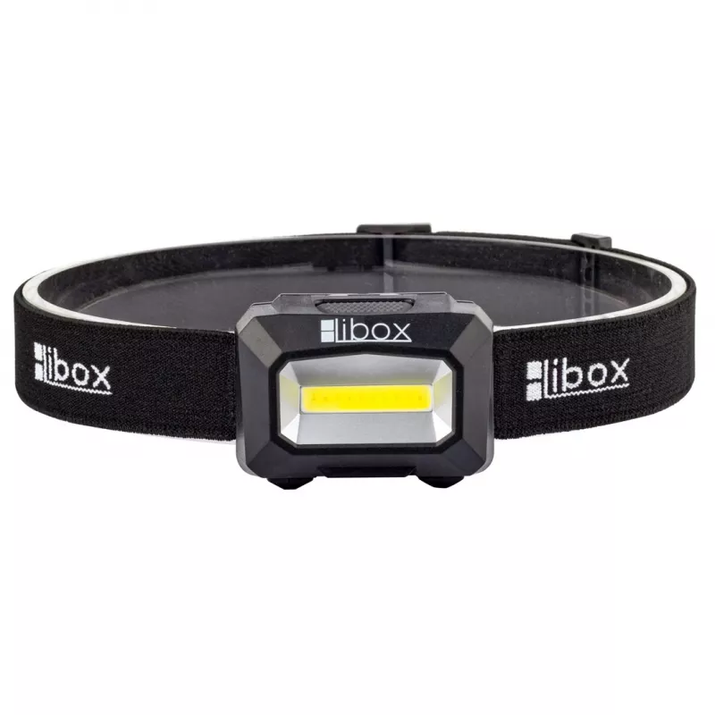 Libox LB0107 torcia lampada frontale nero LED