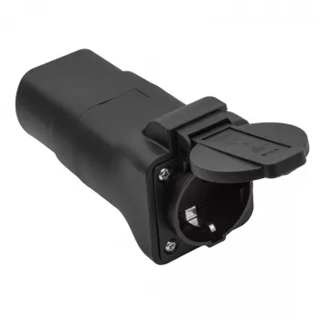 Akyga AK-SC-E29 Adattatore per stazione di ricarica, Type-2 (connettore maschio) a presa Schuko, 13 A, 3,5 kW