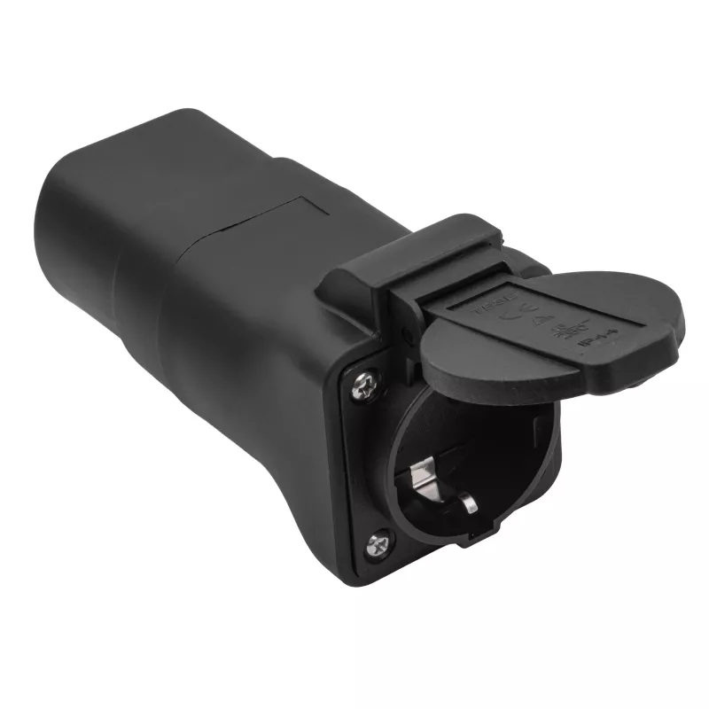 Akyga AK-SC-E29 Adattatore per stazione di ricarica, Type-2 (connettore maschio) a presa Schuko, 13 A, 3,5 kW