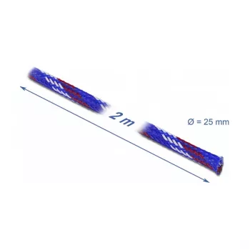 Tubo di protezione per cavi DeLOCK 20751 blu rosso bianco