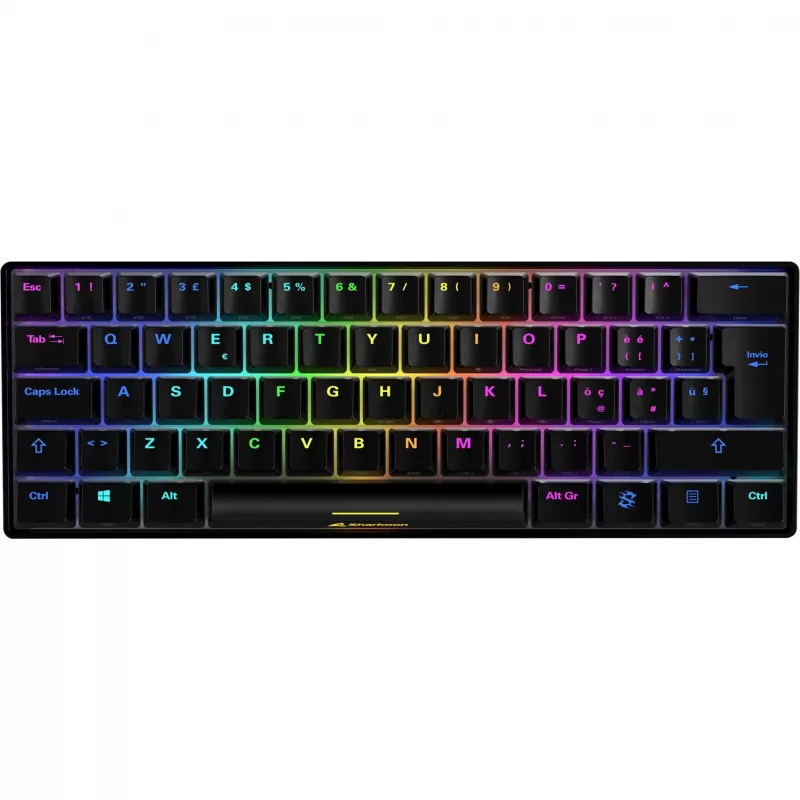 SKILLER SGK50 S4, tastiera da gaming nera, layout IT, Kailh Red