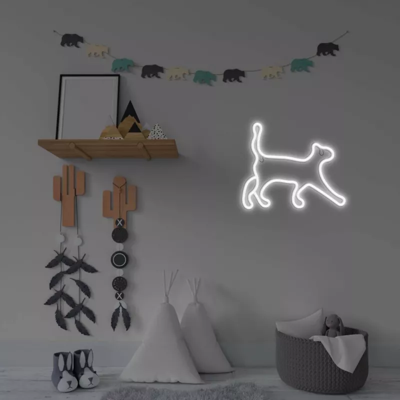 Lampada decorativa neon MANTA SNL70WH Style Neon Lights CAT 2 bianco 70 cm
