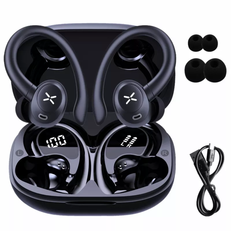 Auricolari sportivi wireless MANTA Rytmo Sport 2 MATWS012BK — True Wireless, in-ear, nero