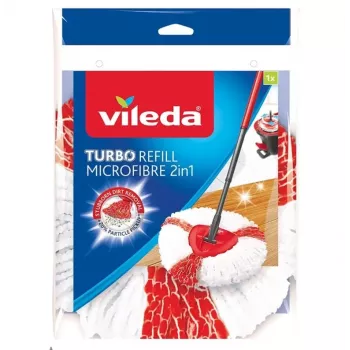 Testina lavapavimenti Vileda Turbo 2in1 rosso bianco