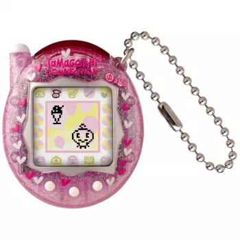 Animale domestico digitale portatile Bandai Tamagotchi Connection Pink Glitter — gioco animale virtuale