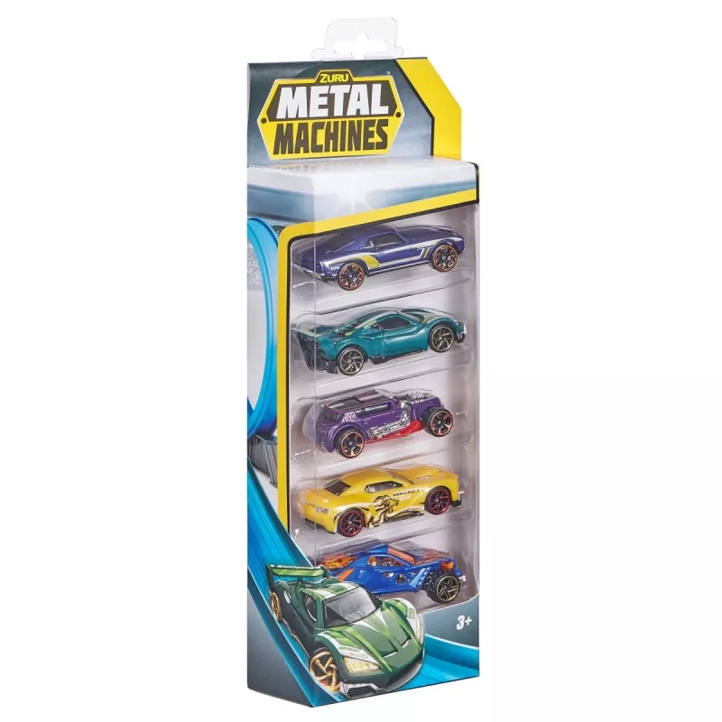Zuru Metal Machines auto in metallo pressofuso (5 pz) 1:64, serie 2, assortite