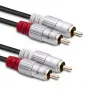Cavo audio Qoltec 52337 2 m 2 x RCA nero