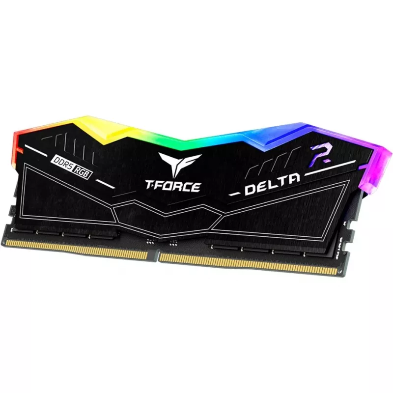 DIMM 32 GB DDR5-6400 (2x 16 GB) kit dual, memoria nera, FF3D532G6400HC32ADC01, Delta RGB, INTEL XMP, AMD EXPO