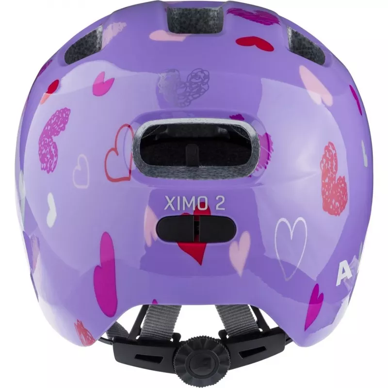 Casco per bici ALPINA XIMO 2 PURPLE HEARTS GLOSS 49-54