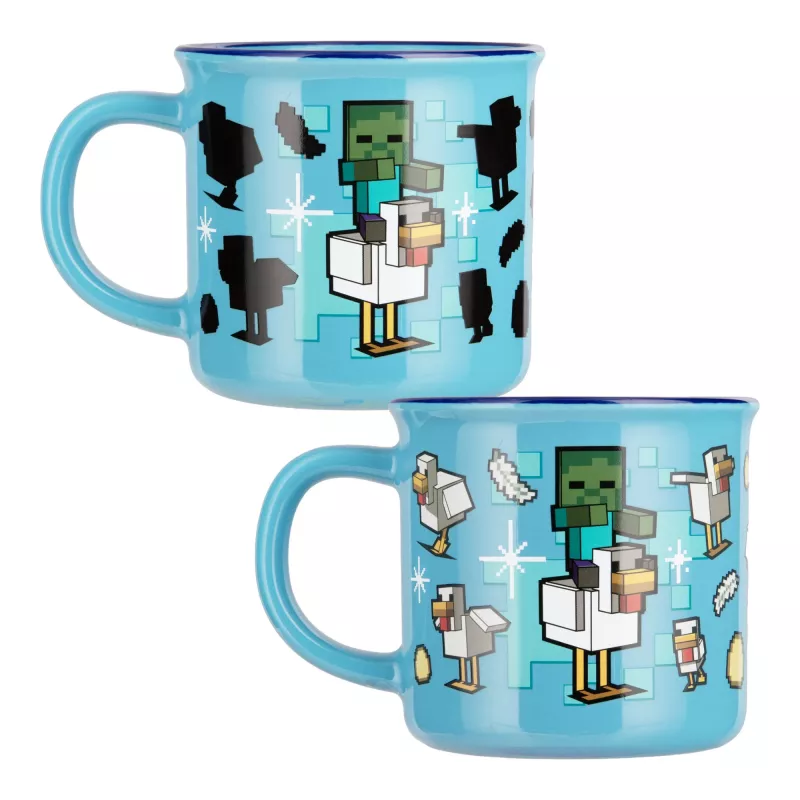 Paladone Minecraft Chicken Jockey Tazza a Cambio di Calore