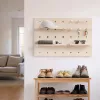 Maclean MC-130 WD pannello organizer in legno, 40x60 cm, max 20 kg