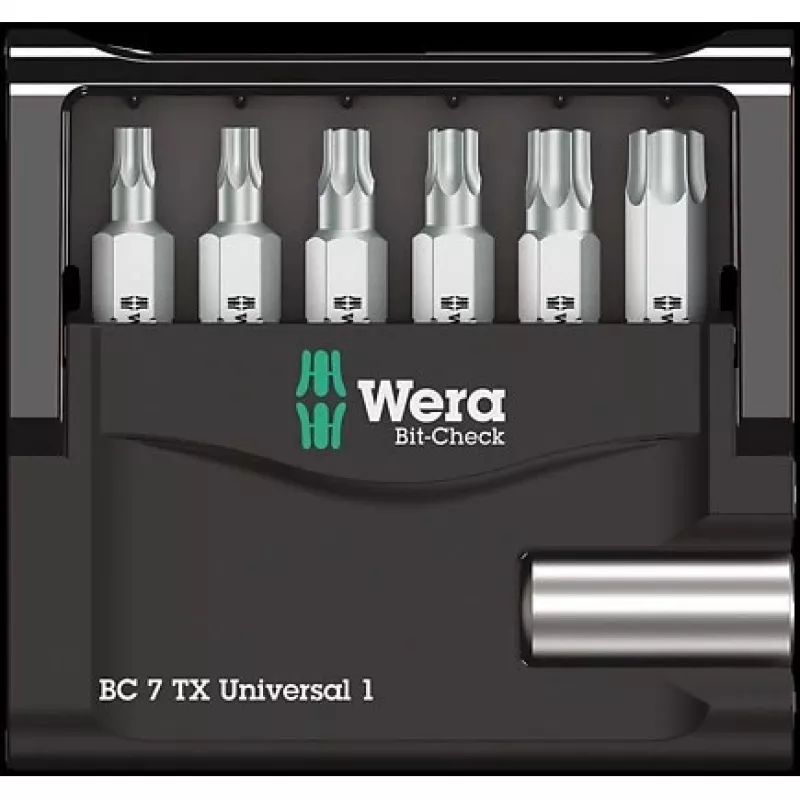 Wera Bit-Check 7 TX Universal 1 - set punte per cacciavite - 7 pezzi (05056294001)