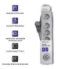 Protezione da sovratensione Qoltec 50272 grigio 5 prese AC 230V 3m
