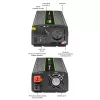 Qoltec Monolith 51934 inverter per auto, 2000 W, nero