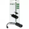 Inter-Tech Argus IT-811 - adattatore di rete - USB-C - Gigabit Ethernet - nero (88885438)