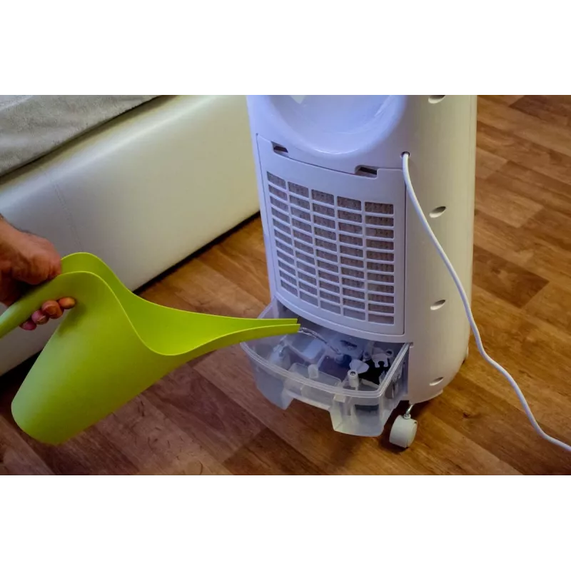 Ventilatore a piantana Concept Solution OV5220 — bianco, 80 W, controllo touch, altezza 805 mm