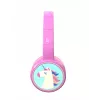 Denver BTH-106P cuffie over-ear per bambini, cablate e wireless (Bluetooth), rosa