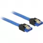 Cavo SATA DeLOCK 84976 0,1 m SATA 7-Pin nero blu