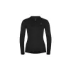 Odlo BL TOP girocollo manica lunga ACTIVE WARM ECO maglietta donna, taglia S, nero