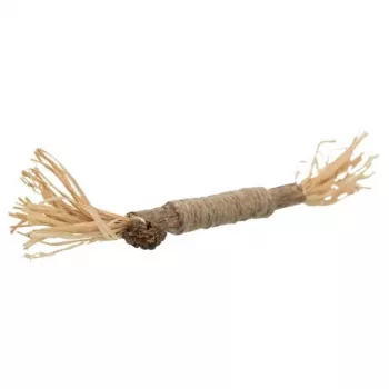Gioco per gatti Trixie TX-42435 Matatabi con nappe, legno 240 mm, materiale in iuta