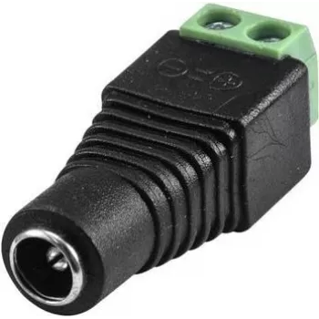 Connettore adattatore alimentazione DC EUROLITE 50532020 — connettore a barra su adattatore a morsetti a vite