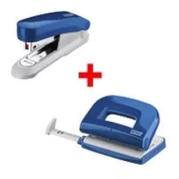 Set perforatrice e pinzatrice NOVUS E210 perforatrice + E15 pinzatrice, blu